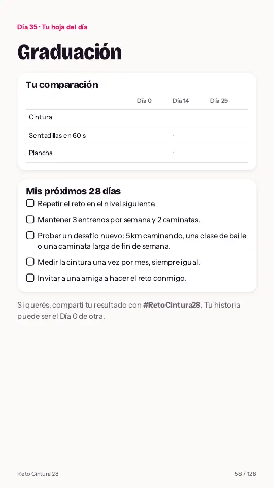 Hoja de graduación con la comparación de medidas